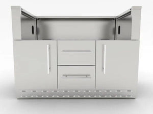 Sunstone 46″ Sunstone Charcoal Grill Base Cabinet – SAC46CGDC - Majestic Patio