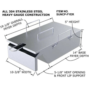 Sunstone Deep Fryer & Steamer Grill Insert – SUNCP-FRYER - Majestic Patio