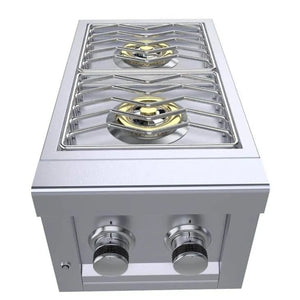 Sunstone Ruby Series 13 Inch Slide in Versa Double Burner – SUN13VDB - Majestic Patio