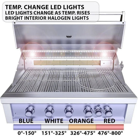 Sunstone Ruby Series 5 Burner Pro-Sear 42″ w/IR – RUBY5BIR - Majestic Patio