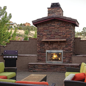 Superior 36" Outdoor Wood - Burning Fireplaces WRE3000 Series - WRE3036 - Majestic Patio