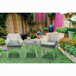 Tashay 3PC Pack Patio Bistro Set - Majestic Patio