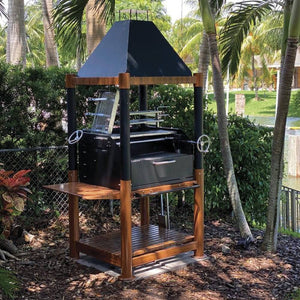 The Beast Argentine Santa Maria Style Wood Fire & Charcoal Gaucho Grill - Majestic Patio