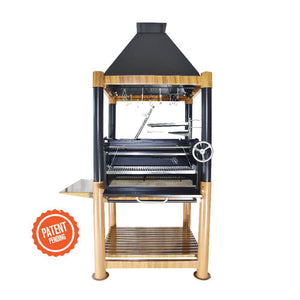 The Beast Argentine Santa Maria Style Wood Fire & Charcoal Gaucho Grill - Majestic Patio