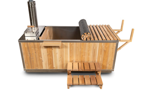 The Starlight Wood Burning Hot Tub - Majestic Patio