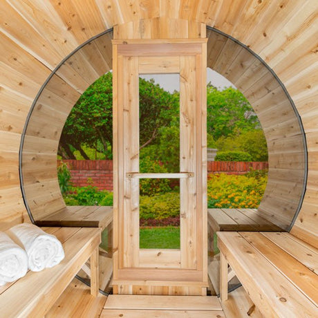 Tranquility MP Barrel Sauna - Majestic Patio