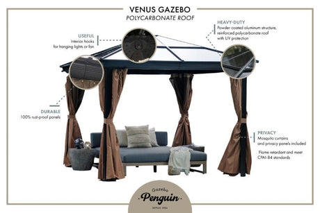 Venus Gazebo - Majestic Patio