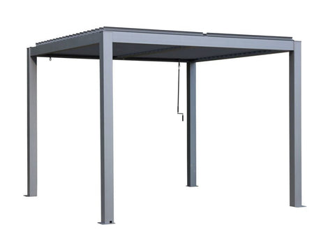 Vikos 10 x10 Aluminum stand alone Pergola - Majestic Patio