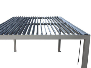 Vikos 10 x13 Aluminum stand alone Pergola - Majestic Patio