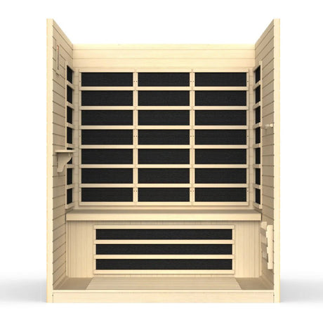 Vila 3 Person Ultra Low EMF FAR Infrared Sauna - Majestic Patio