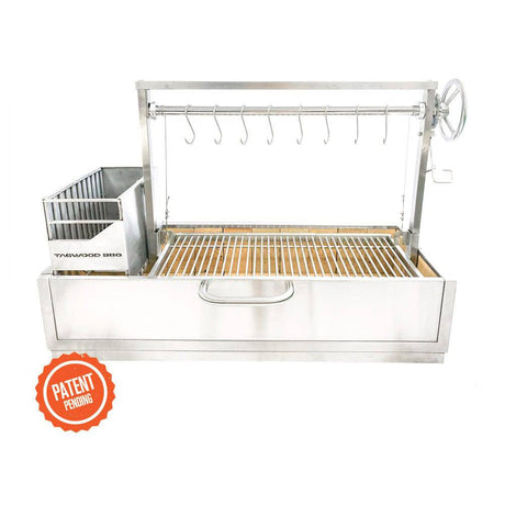 Xl Built-in Santa Maria Argentine Wood Fire & Charcoal Gaucho Grill - Majestic Patio